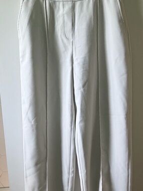 SPANX light beige High-Rise Tailored Trousers